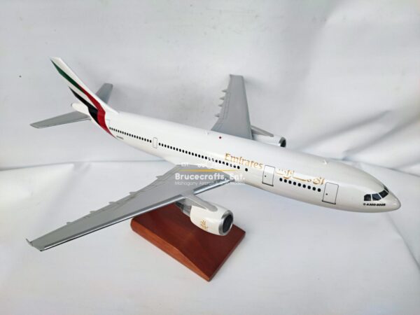 Model of A300-600R Emirates Airlines with detailed craftsmanship.